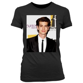 Andrew Garfield Women's Junior Cut Crewneck T-Shirt