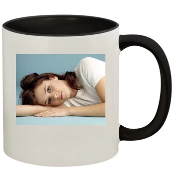 Anna Friel 11oz Colored Inner & Handle Mug