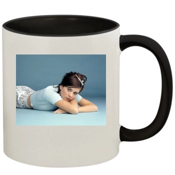 Anna Friel 11oz Colored Inner & Handle Mug