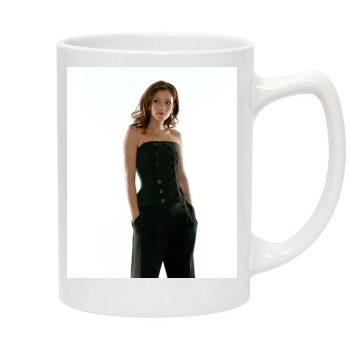 Anna Friel 14oz White Statesman Mug