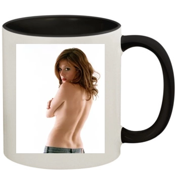 Anna Friel 11oz Colored Inner & Handle Mug