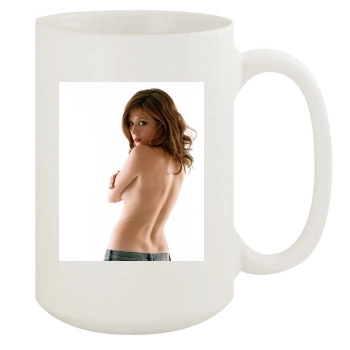 Anna Friel 15oz White Mug