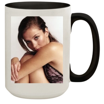 Anna Friel 15oz Colored Inner & Handle Mug