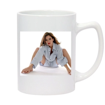 Anna Friel 14oz White Statesman Mug