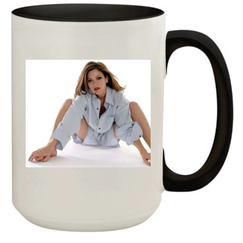 Anna Friel 15oz Colored Inner & Handle Mug