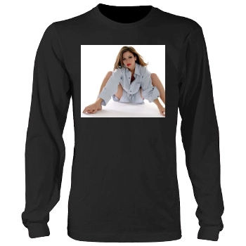 Anna Friel Men's Heavy Long Sleeve TShirt