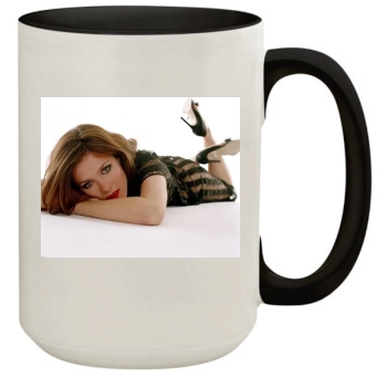 Anna Friel 15oz Colored Inner & Handle Mug