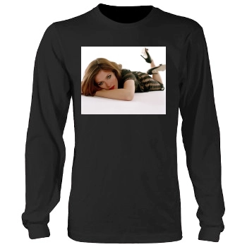 Anna Friel Men's Heavy Long Sleeve TShirt