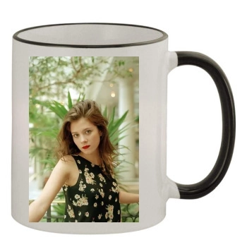 Anna Friel 11oz Colored Rim & Handle Mug