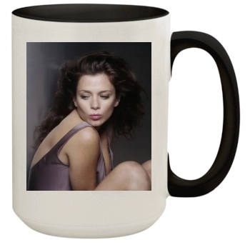 Anna Friel 15oz Colored Inner & Handle Mug