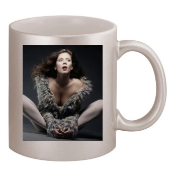 Anna Friel 11oz Metallic Silver Mug