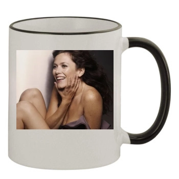 Anna Friel 11oz Colored Rim & Handle Mug