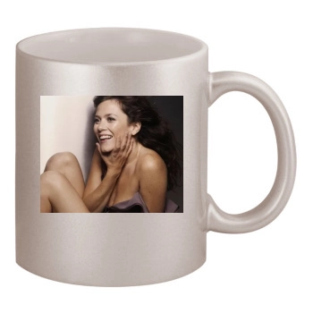 Anna Friel 11oz Metallic Silver Mug