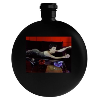 Anna Friel Round Flask