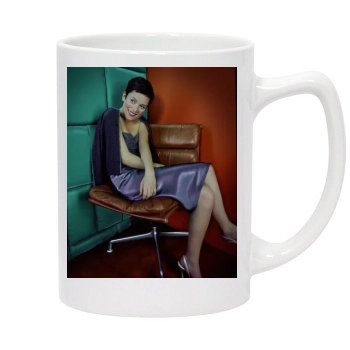 Anna Friel 14oz White Statesman Mug