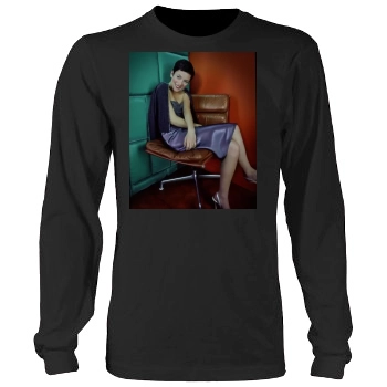 Anna Friel Men's Heavy Long Sleeve TShirt