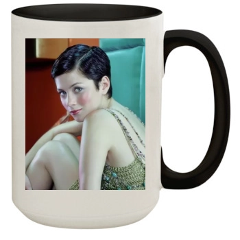 Anna Friel 15oz Colored Inner & Handle Mug