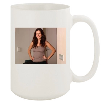 Anna Friel 15oz White Mug