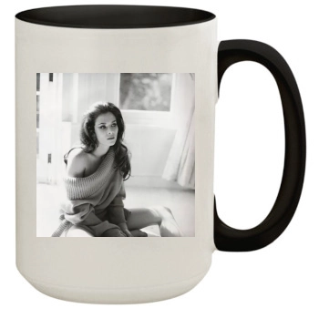 Anna Friel 15oz Colored Inner & Handle Mug