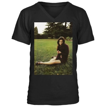 Anna Friel Men's V-Neck T-Shirt