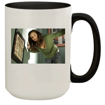 Anna Friel 15oz Colored Inner & Handle Mug