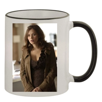 Anna Friel 11oz Colored Rim & Handle Mug