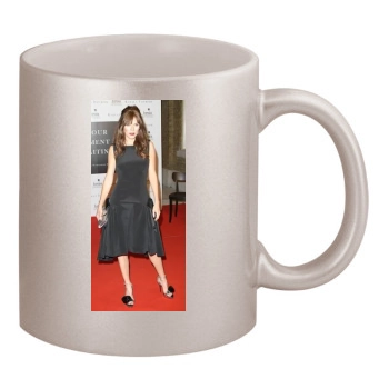 Anna Friel 11oz Metallic Silver Mug