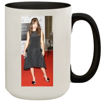 Anna Friel 15oz Colored Inner & Handle Mug