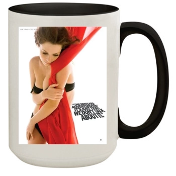 Anna Friel 15oz Colored Inner & Handle Mug