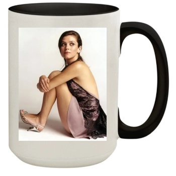 Anna Friel 15oz Colored Inner & Handle Mug