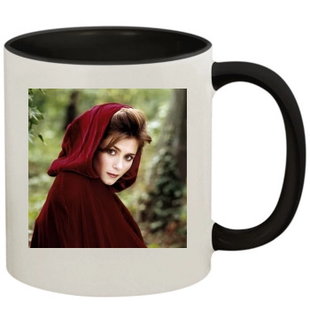 Anna Friel 11oz Colored Inner & Handle Mug