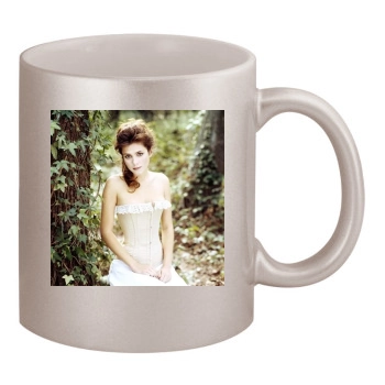 Anna Friel 11oz Metallic Silver Mug