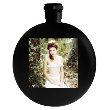 Anna Friel Round Flask