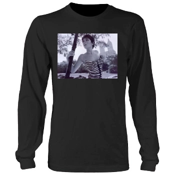 Anna Friel Men's Heavy Long Sleeve TShirt