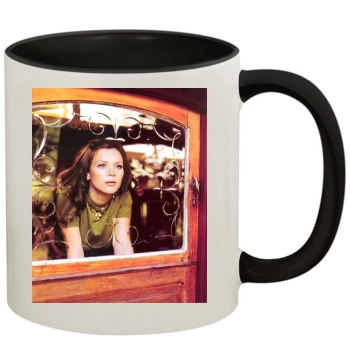 Anna Friel 11oz Colored Inner & Handle Mug