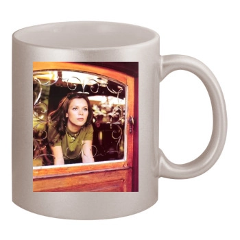 Anna Friel 11oz Metallic Silver Mug