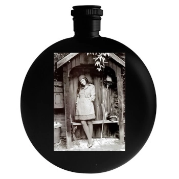 Anna Friel Round Flask