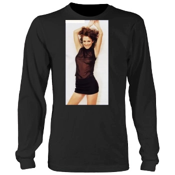 Anna Friel Men's Heavy Long Sleeve TShirt