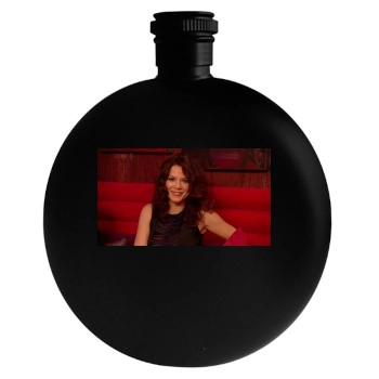 Anna Friel Round Flask