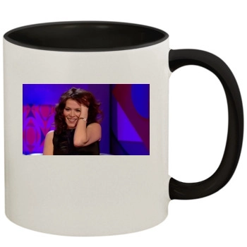 Anna Friel 11oz Colored Inner & Handle Mug