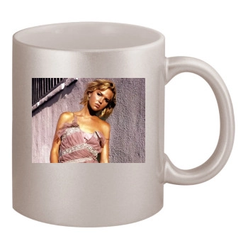 Arielle Kebbel 11oz Metallic Silver Mug