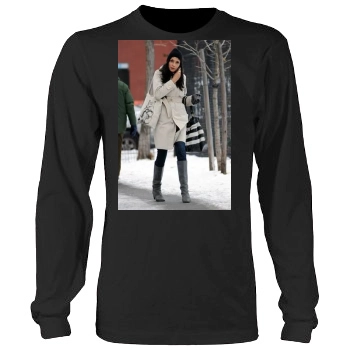 Famke Janssen Men's Heavy Long Sleeve TShirt