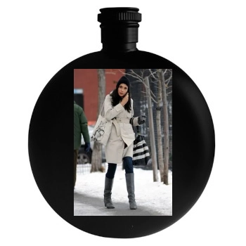 Famke Janssen Round Flask