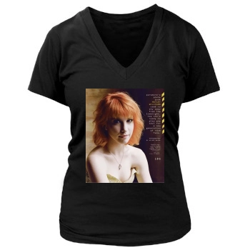 Hayley Williams Women's Deep V-Neck TShirt