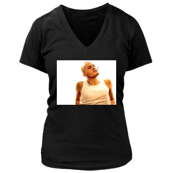 Heath Ledger Women's Deep V-Neck TShirt