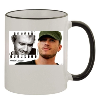 Heath Ledger 11oz Colored Rim & Handle Mug