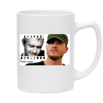 Heath Ledger 14oz White Statesman Mug