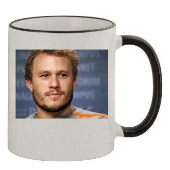 Heath Ledger 11oz Colored Rim & Handle Mug