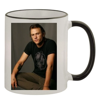 Heath Ledger 11oz Colored Rim & Handle Mug