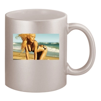 Heidi Montag 11oz Metallic Silver Mug